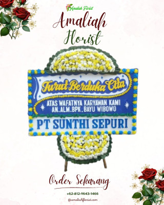 Papan Bunga Duka di Manna