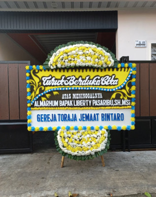Papan Bunga Duka di Manna