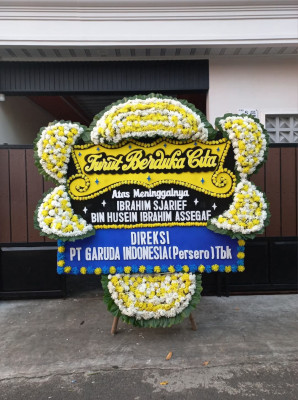 Papan Bunga Duka di Manna