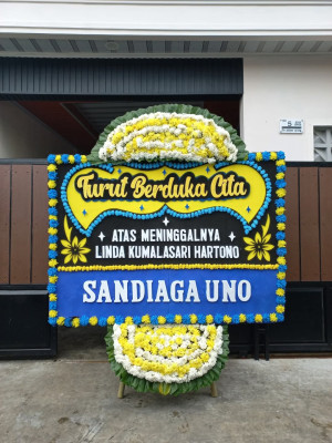 Papan Bunga Duka di Manna